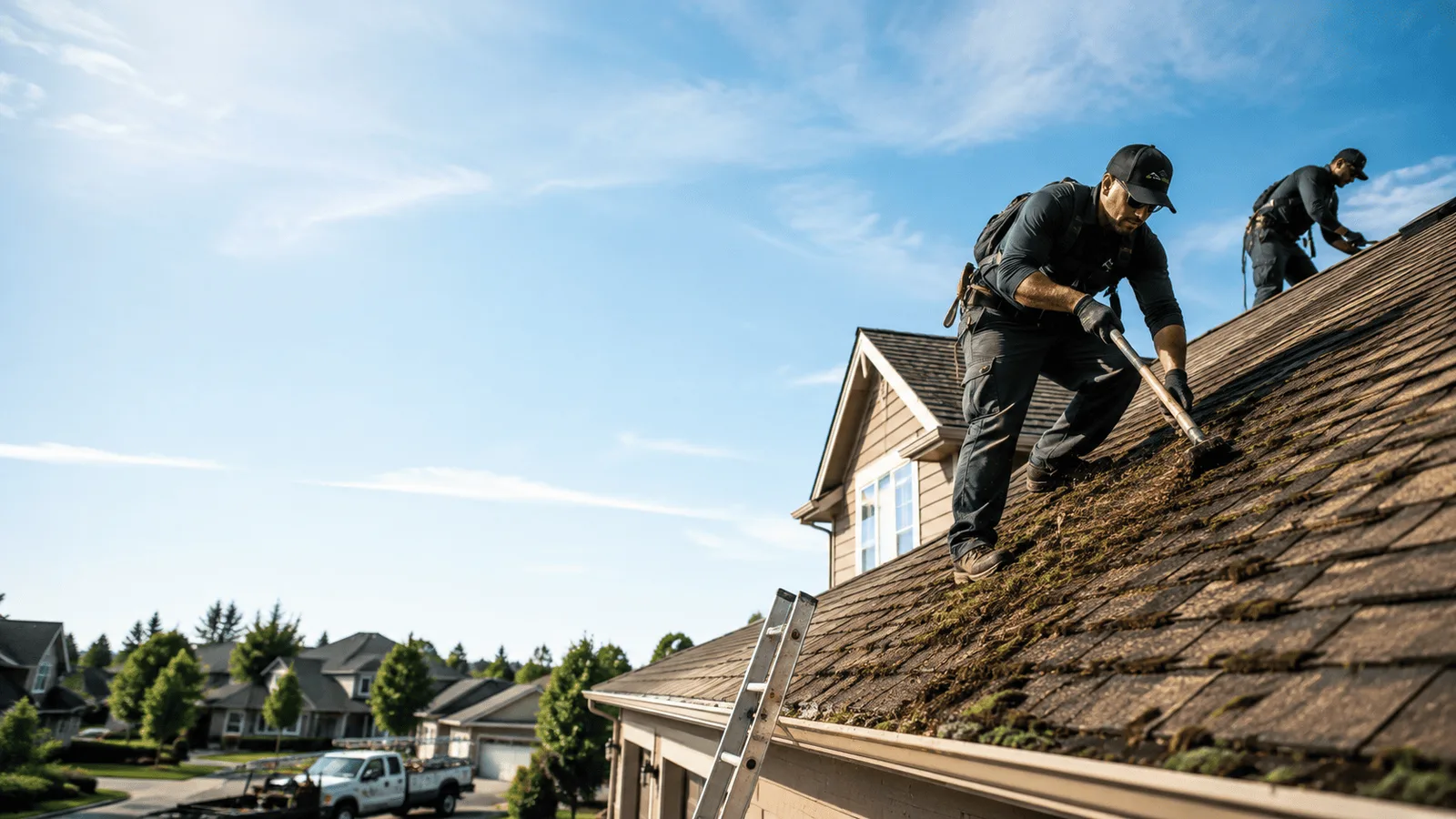 Roof Moss Removal in Ohio near me